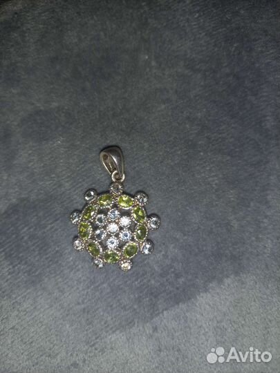 Кулон серебро