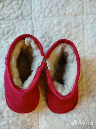 Пинетки для новорожденных зимние