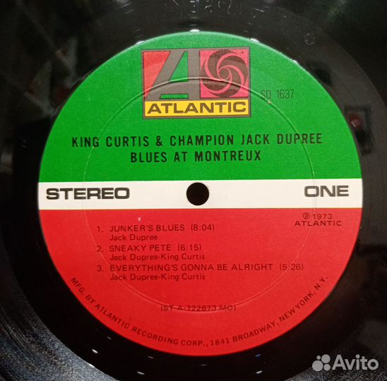 King Curtis & Champion Jack Dupree – Blues AT Mont