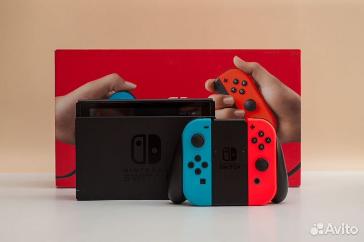 Nintendo Switch, rev. 2, прошитая, 256 Гб