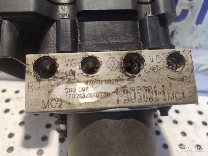 Блок управления ABS Renault Logan