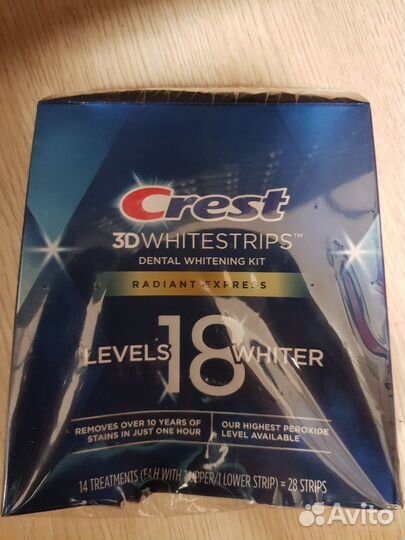 Отбеливающие полоски crest