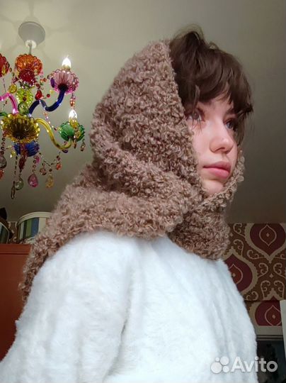 Косынка букле зимняя