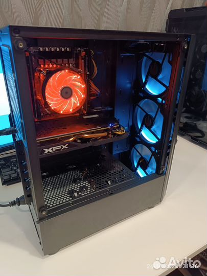 Игровой компьютер E5 2670v3/ RX580 8Gb/16Gb/SSD256