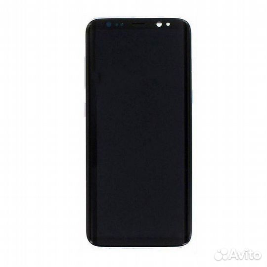 Дисплей Samsung G950F фиолетовый+рамка+стекло Orig