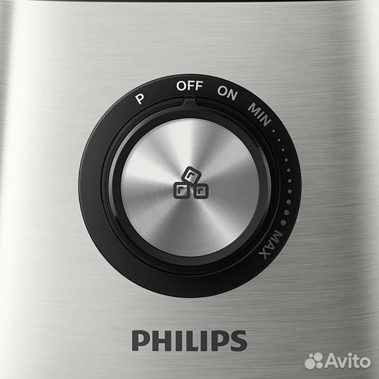 Стационарный блендер Philips HR3573/90, серый мета