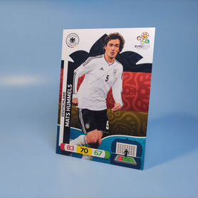 Карточка panini Матс Хуммельс евро 2012