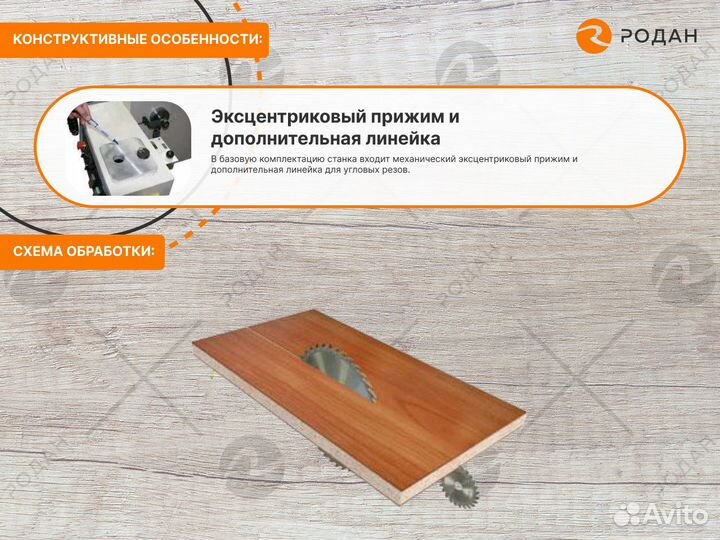 Станок форматно-раскроечный WoodTec 1600