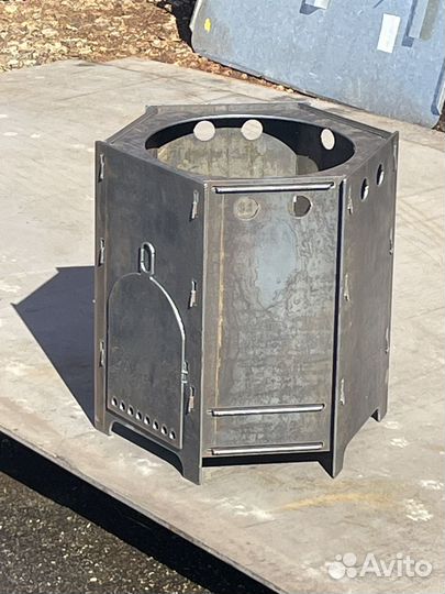 Печь дровяная под казан(разборная)