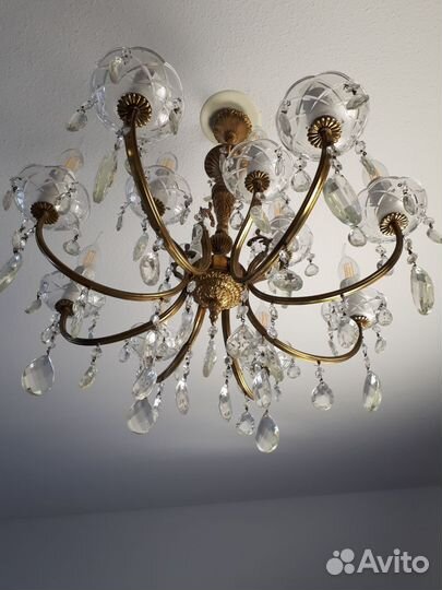 Люстра хрустальная старинная, Франция