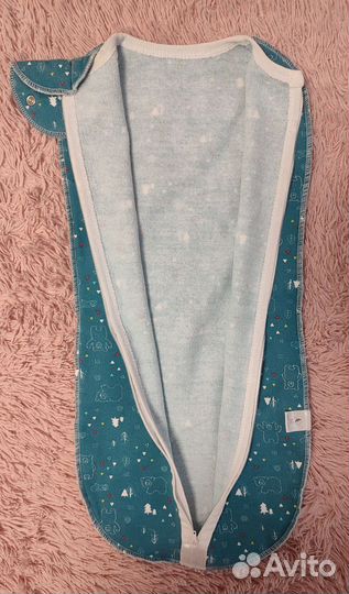 Пеленка кокон тёплый 56 размер