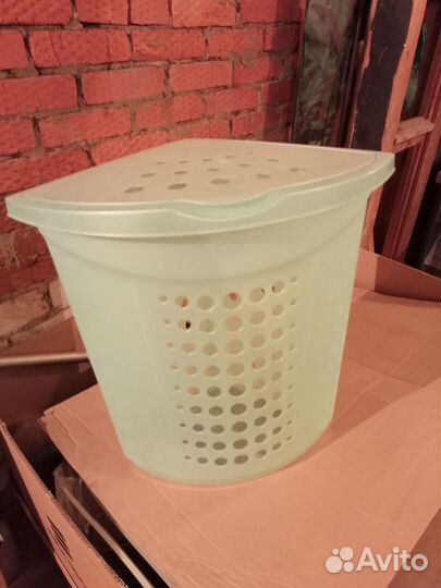 Корзина для белья угловая 40*40