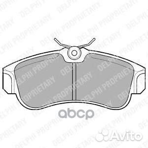 Колодки тормозные дисковые, комплект LP616 Delphi