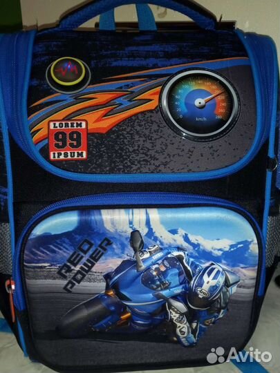 Рюкзак школьный с мигалкой фирмы Maksim