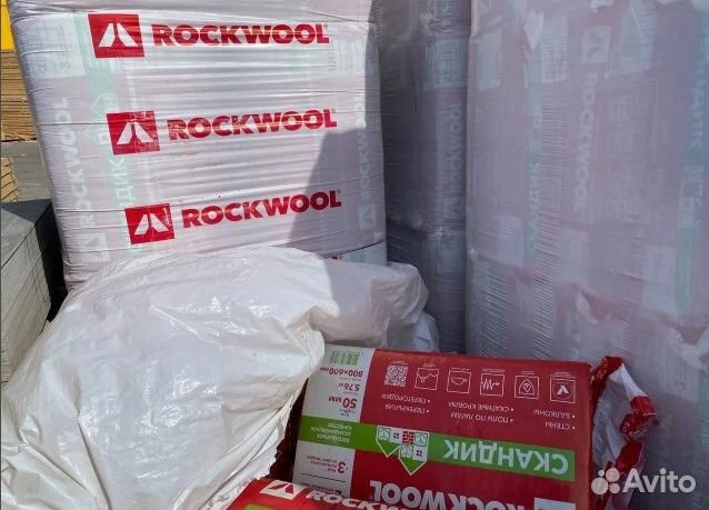 Утеплитель RockWool Лайт Баттс Скандик 800х600х100