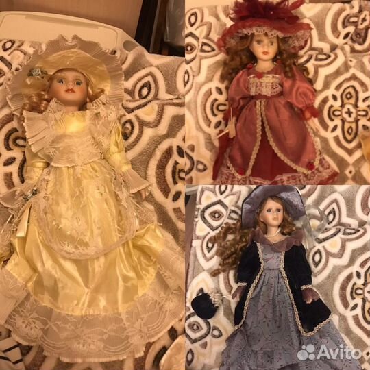 Кукла фарфоровая