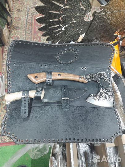 Топор Скиф и Нож Кизляр подарочный набор