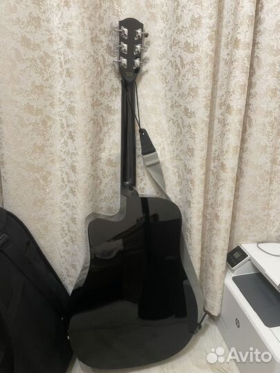 Акустическая гитара fender squier SA-105CE