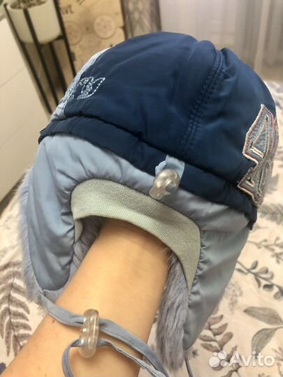Шапка зимняя для мальчика 52 54 новая