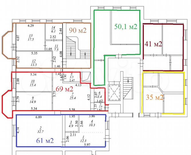 1-к. квартира, 50,1 м², 3/8 эт.