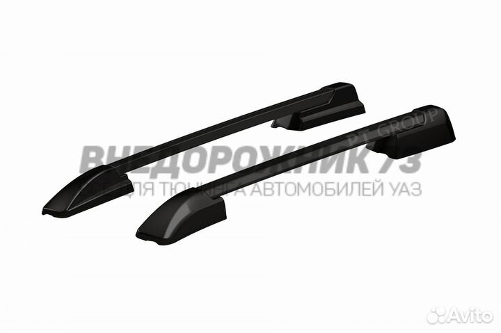 Рейлинги УАЗ Пикап на водосток без сверления крыши