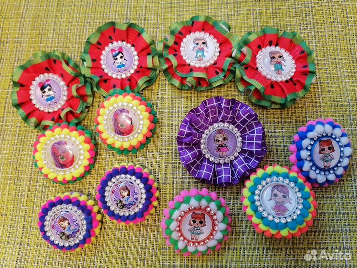 Резинки для волос ручной работы