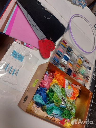 Набор для вышивки, Нитки, рукоделие