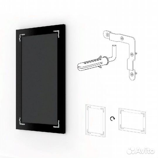 Зеркало Evoform Exclusive-G 167х92 Состаренное зо