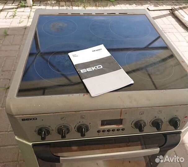 Электроплита стеклокерамика beko CM 68201