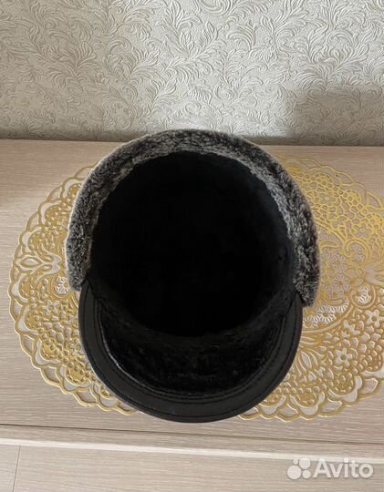 Кепка Кожаная