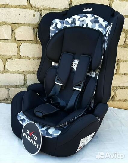 Автокресло (новое) с бустером Zlatek до 36 кг
