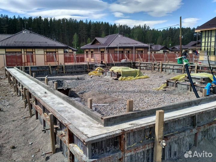 Фундамент под ключ, бетонные работы