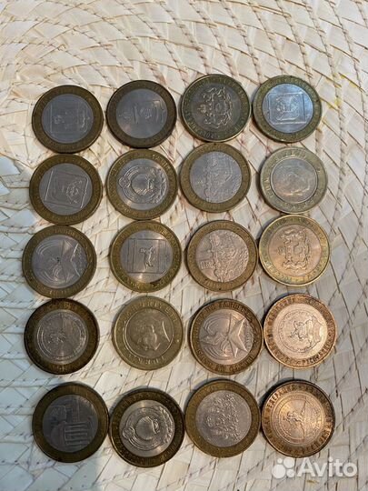 Монеты коллекционные, юбилейные 10 р