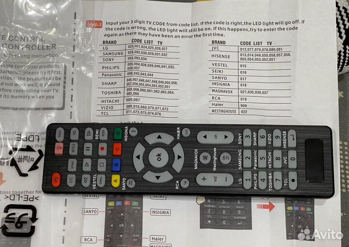 Новый Универсальный Пульт тв с Подсветкой