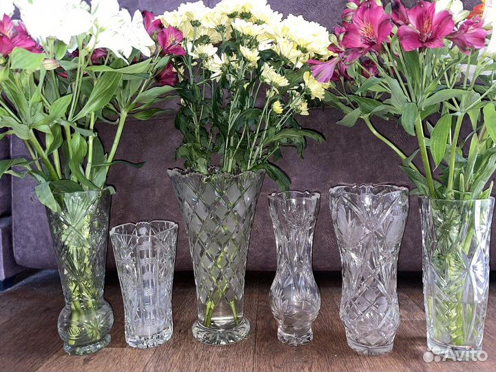 Вазы хрустальные (раритет)