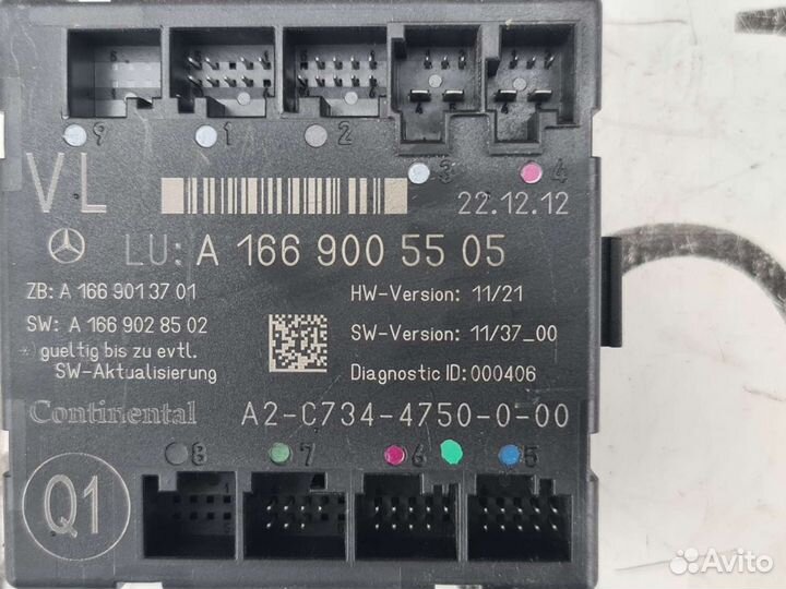 Эбу передней левой двери Mercedes W166