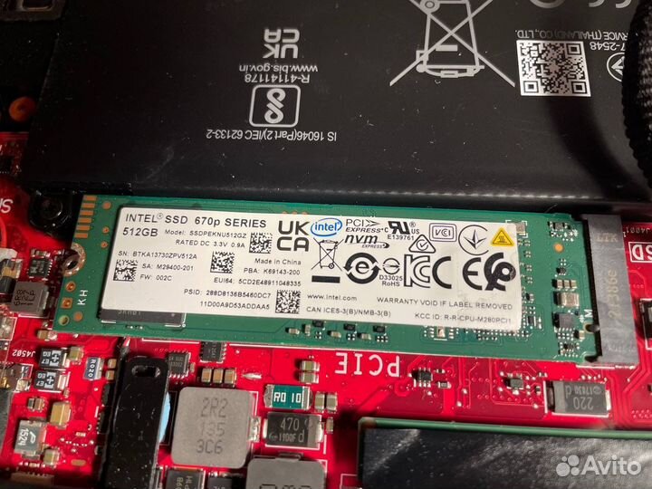 512 гб Внутренний SSD диск intel (670p series)