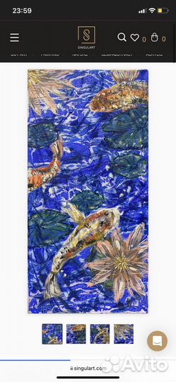 Картина маслом на холсте