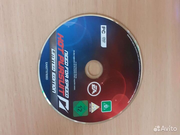 Диск need for speed hot pursuit