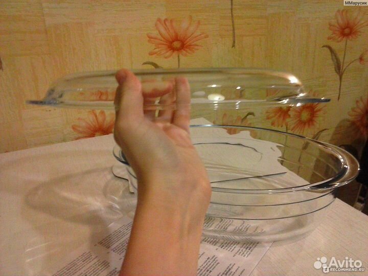 Крышка от овальной формы для запекания