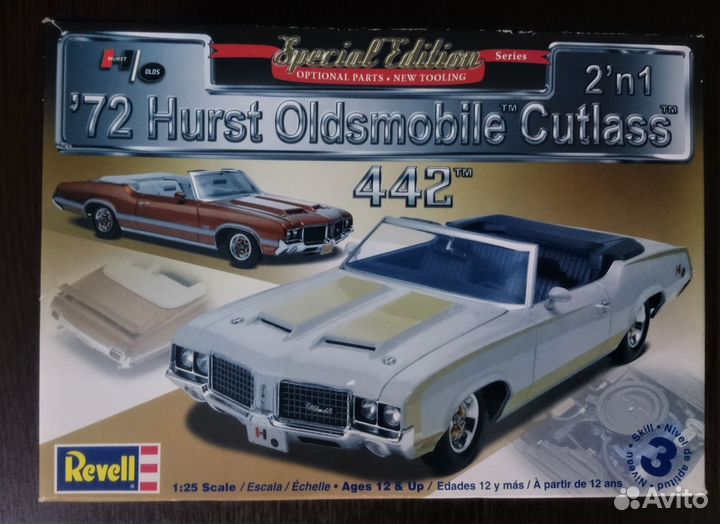 '72 Hurst Oldsmobile Cutlass 442 2 'n 1 Revell