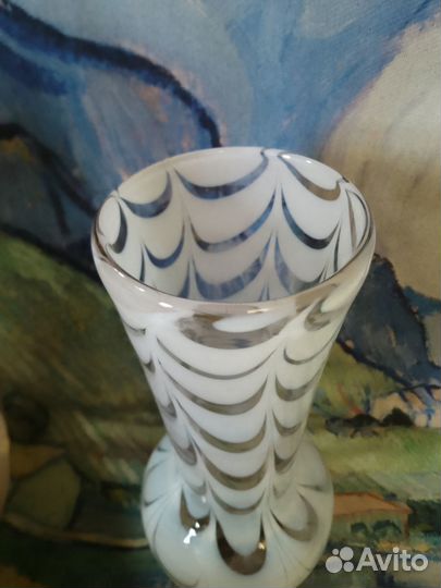 Ваза цветное стекло