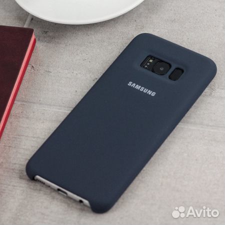 Оригинал Чехол Silicone Cover на Samsung S8+ Black