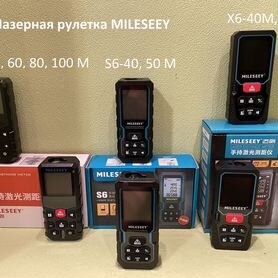 Лазерная рулетка (дальномер) milessey 40-80м