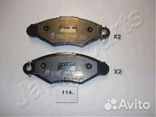 Колодки торм.диск. Niss Kubistar 03- PA114AF Ja