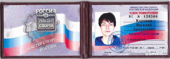 Индивидуальные занятия по шахматам (Skype)