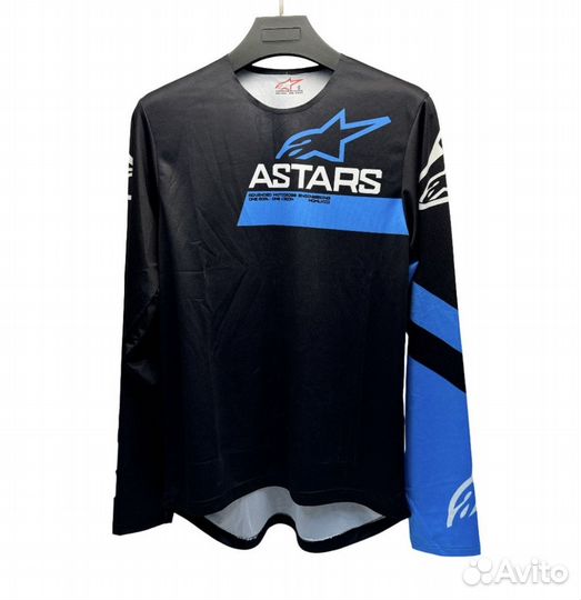 Джерси Alpinestars черный синий M