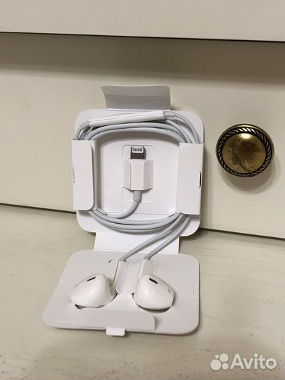 Наушники apple earpods lightning