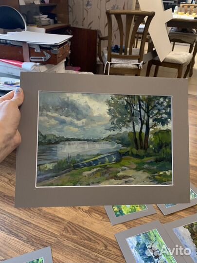 Картина маслом этюд