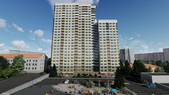 3-к. квартира, 91,8 м², 2/25 эт.